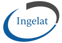 Logo de INGELAT, ingeniería para infraestructura eléctrica de alta tensión